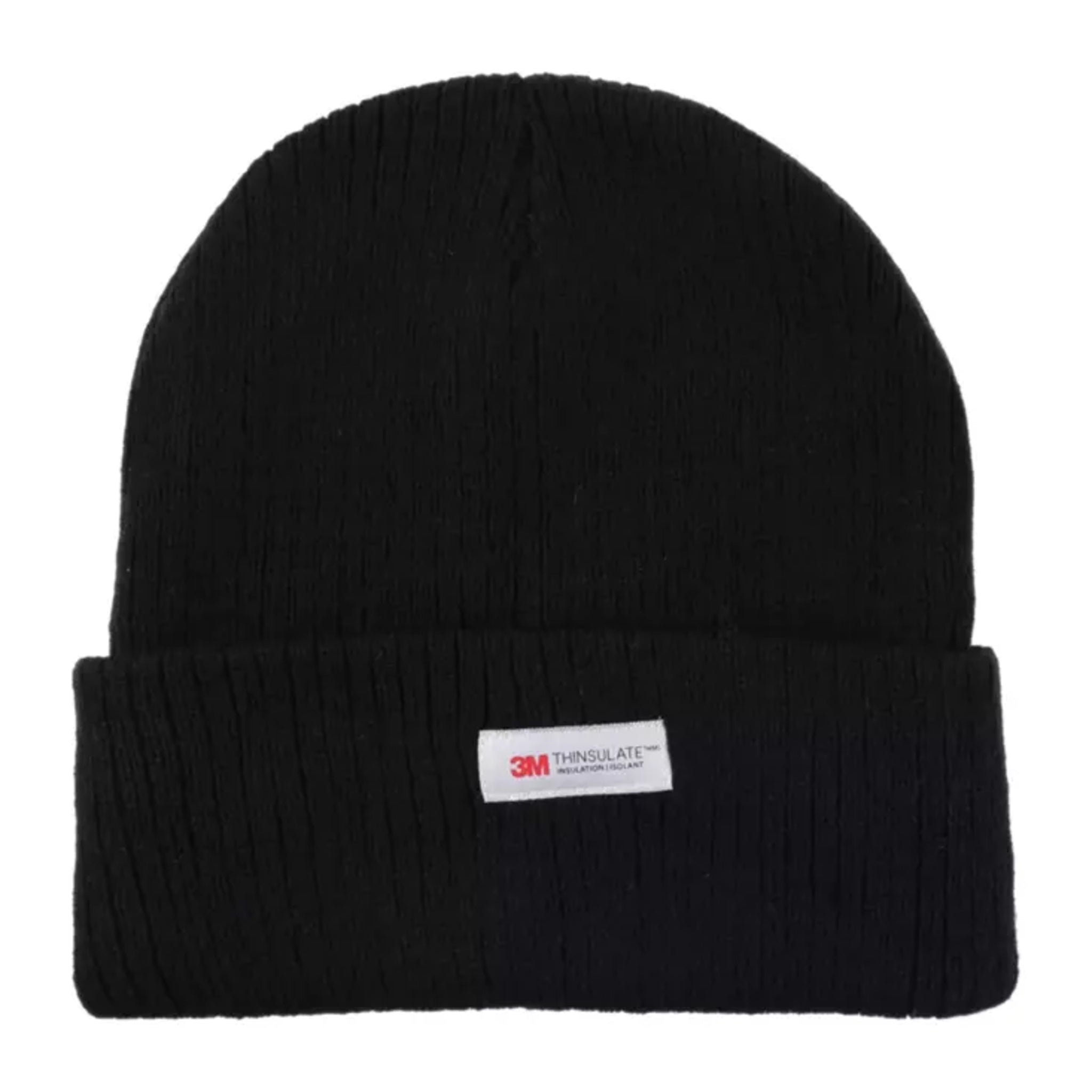 Men's Elite Heat black beanie hat with 3M Thinsulate insulation for warmth in cold weather